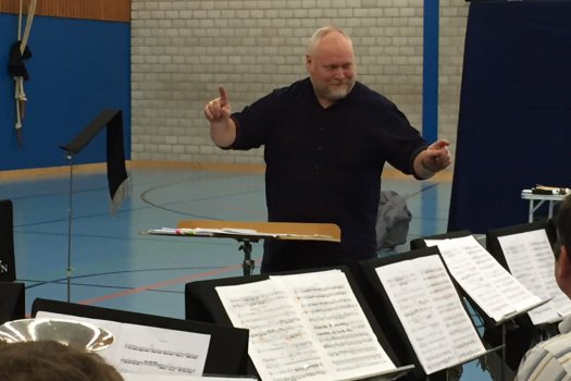 Répétition avec le chef norvégien Reid Gilje (2015)